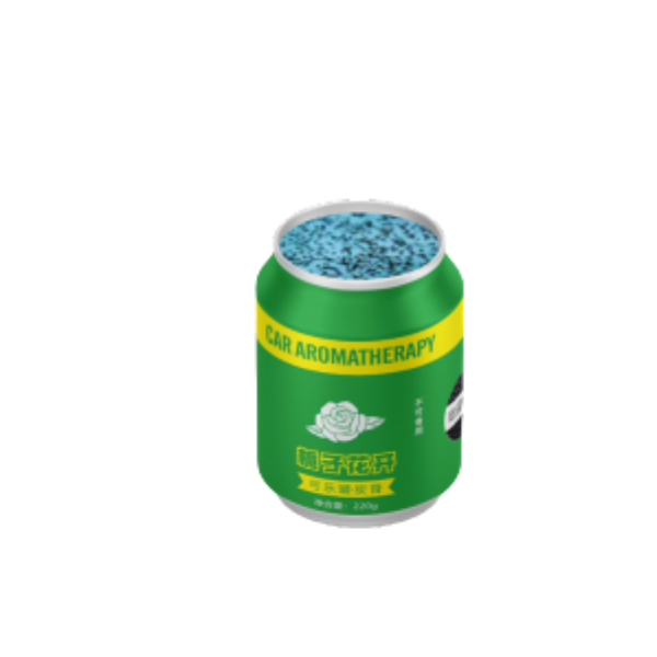Coke can charcoal paste car fragrance