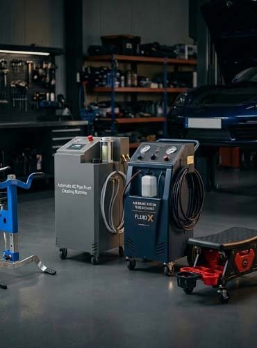 Professional-grade automotive maintenance equipment designed for workshops, detailing centers, and service stations.