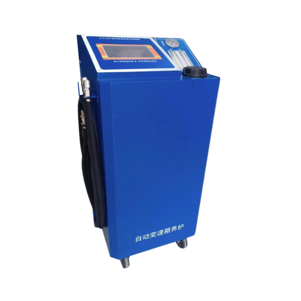 Blue transmission fluid exchanger machine